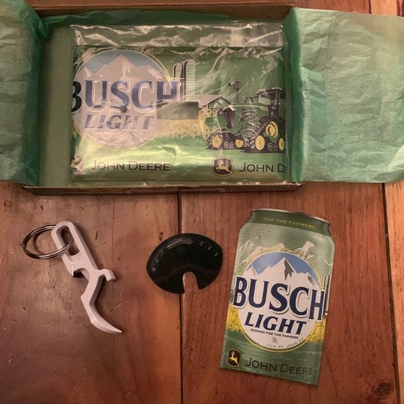 Hand Crafted Other John Deere Busch Light Gift Set Poshmark